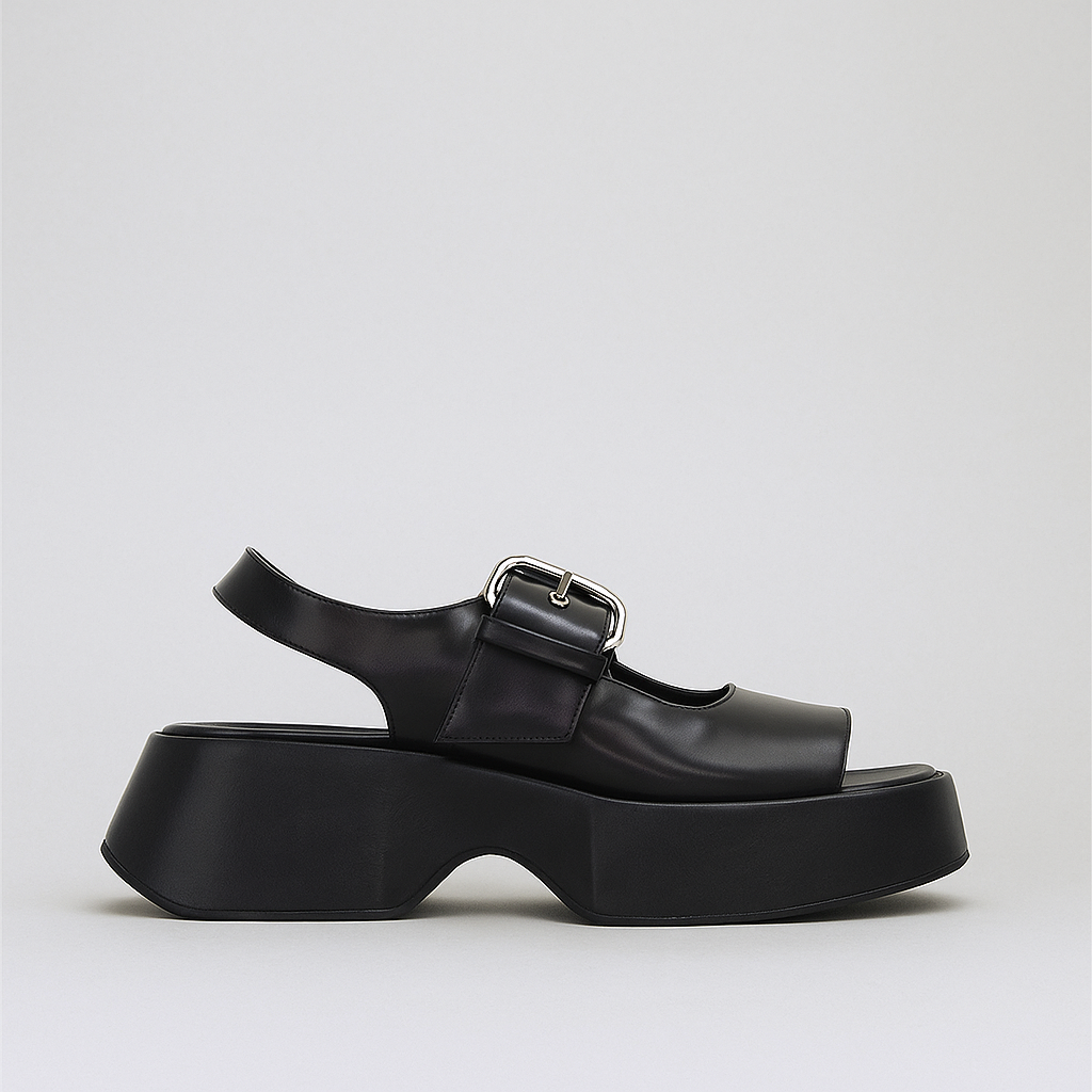 TAMARA LONDON BIRAD BLACK - Women Sandals - Collective Shoes 