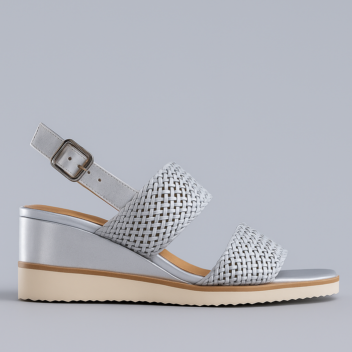 BRESLEY SAXON SILVER - Women Sandals - Collective Shoes 