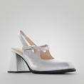 Load image into Gallery viewer, TAMARA LONDON BAYLOR SILVER - Women Heels - Collective Shoes 
