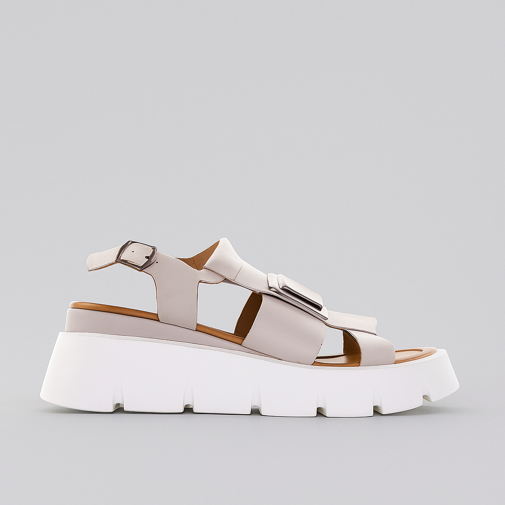 LE SANSA  HINDI SILVER GREY - Women Sandals - Collective Shoes 