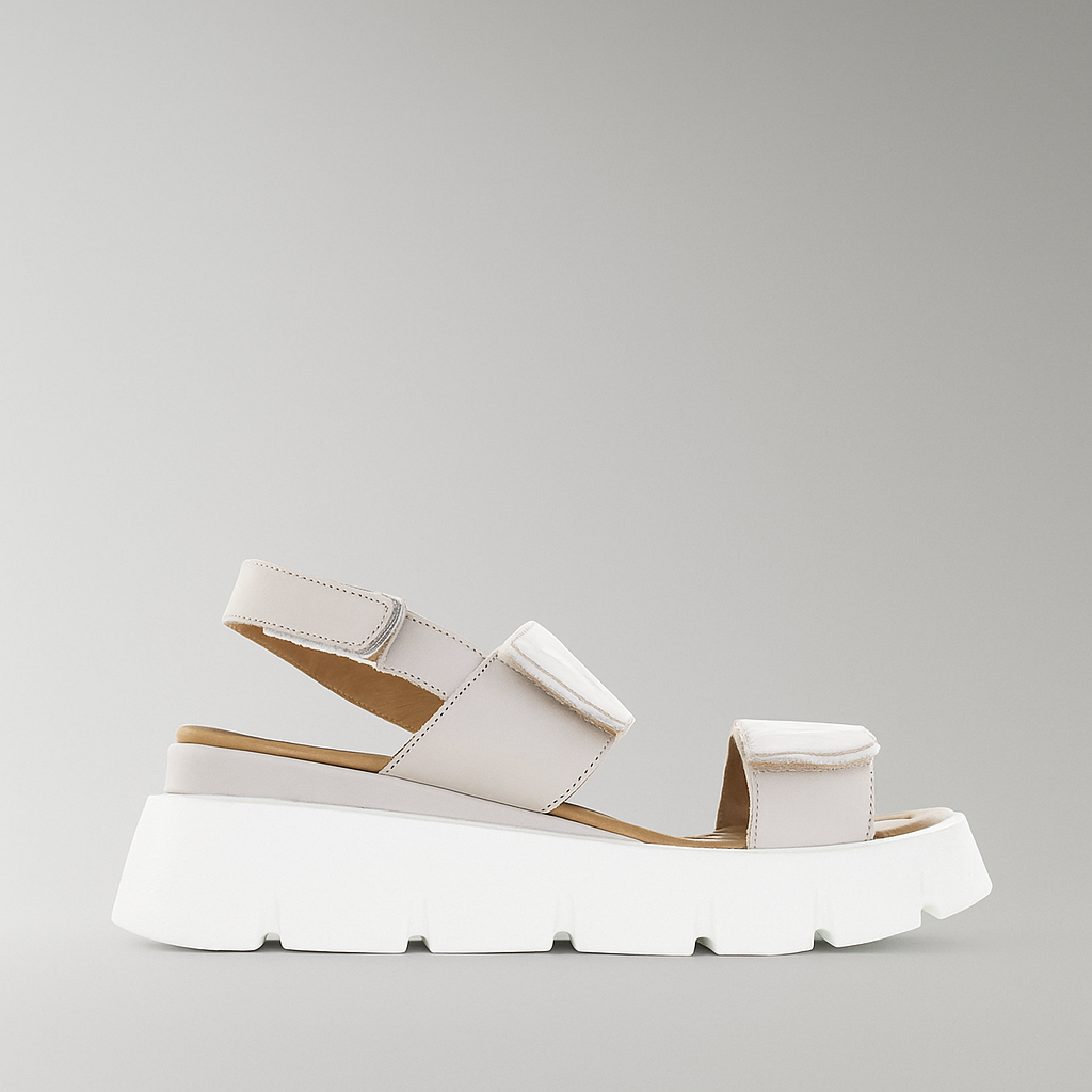 LE SANSA HANDLE SILVERGREY - Women Sandals - Collective Shoes 