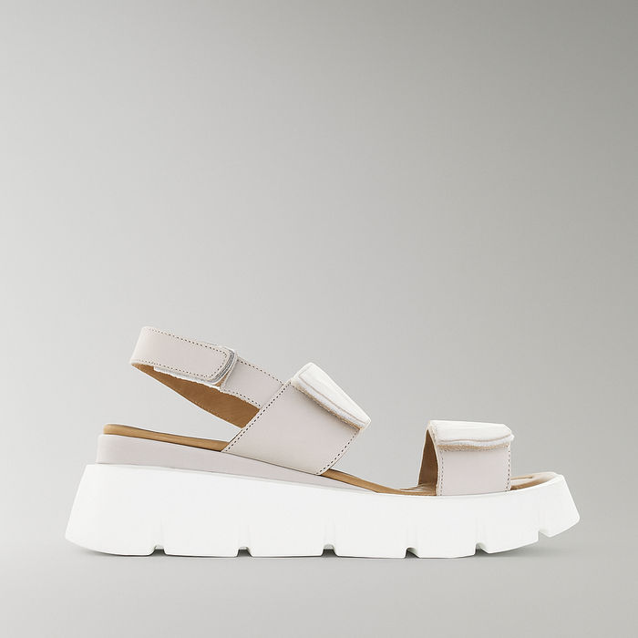 LE SANSA HANDLE SILVERGREY - Women Sandals - Collective Shoes 