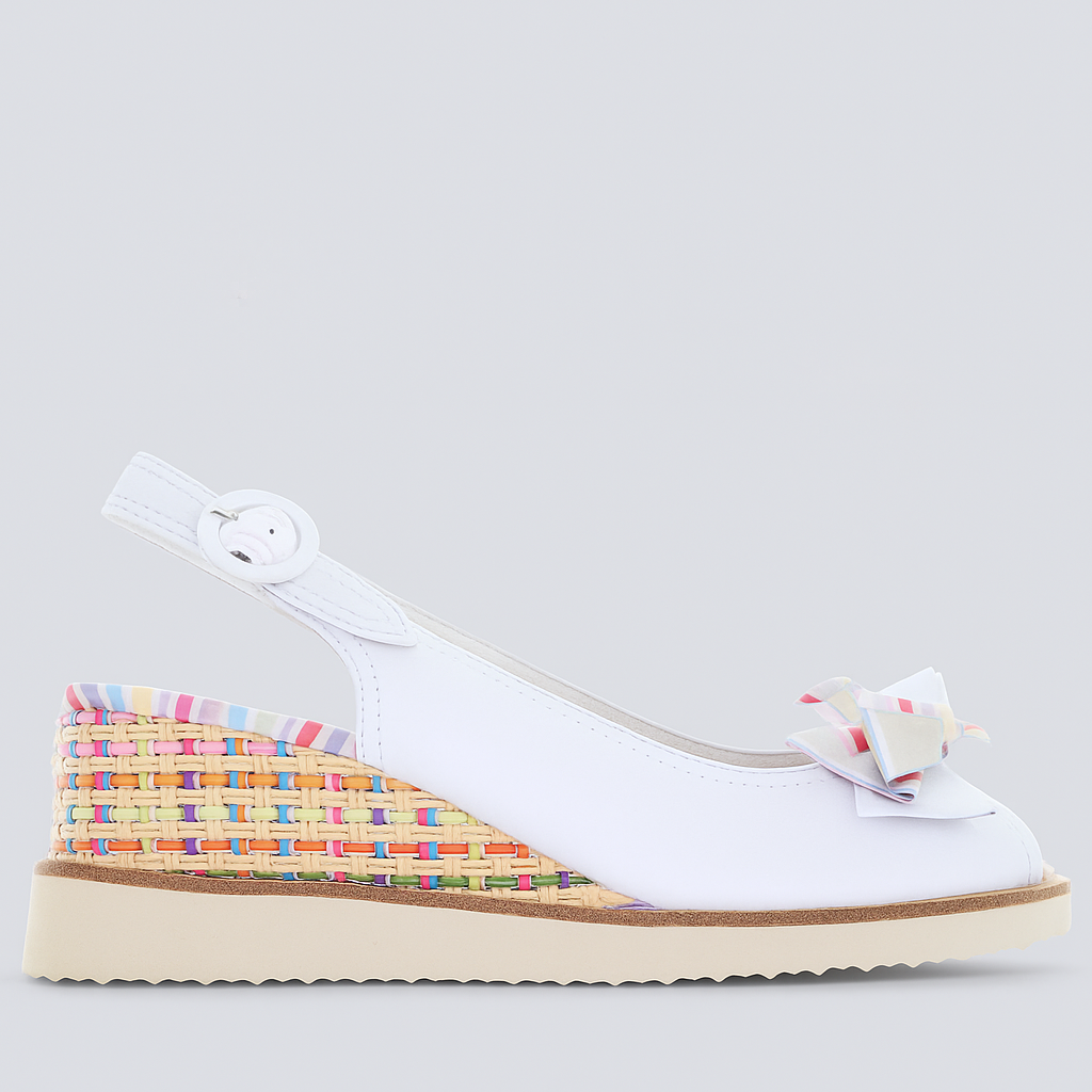 BRESLEY SARDINE WHITE - Women Sandals - Collective Shoes 