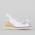 Load image into Gallery viewer, BRESLEY SARDINE WHITE - Women Sandals - Collective Shoes 
