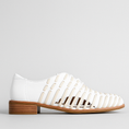 Load image into Gallery viewer, BRESLEY ARCO WHITE BONE - Women Oxford / Brogue Shoes - Collective Shoes 
