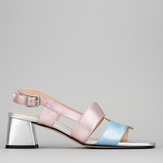 BRESLEY ARUBA METALLIC COMBO - Women Sandals - Collective Shoes 