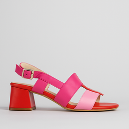 BRESLEY ARUBA FUXIA COMBO - Women Sandals - Collective Shoes 