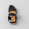 Load image into Gallery viewer, BRESLEY SPERO BLACK - Women Sandals - Collective Shoes 
