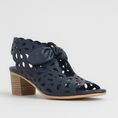 Load image into Gallery viewer, DJANGO & JULIETTE BRILEYS NAVY - Women Sandals - Collective Shoes 
