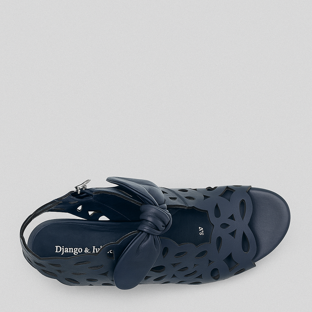 DJANGO & JULIETTE BRILEYS NAVY - Women Sandals - Collective Shoes 