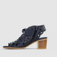 Load image into Gallery viewer, DJANGO & JULIETTE BRILEYS NAVY - Women Sandals - Collective Shoes 
