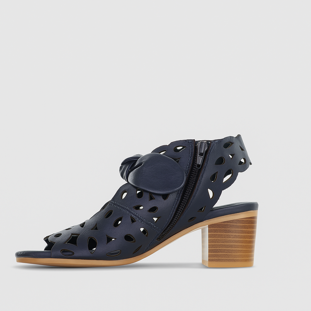 DJANGO & JULIETTE BRILEYS NAVY - Women Sandals - Collective Shoes 