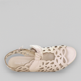 Load image into Gallery viewer, DJANGO & JULIETTE BRILEYS BEIGE & GOLD - Women Sandals - Collective Shoes 
