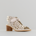 Load image into Gallery viewer, DJANGO & JULIETTE BRILEYS BEIGE & GOLD - Women Sandals - Collective Shoes 
