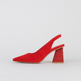 Load image into Gallery viewer, DJANGO & JULIETTE LESNOY RED SUEDE - Women Heels - Collective Shoes 
