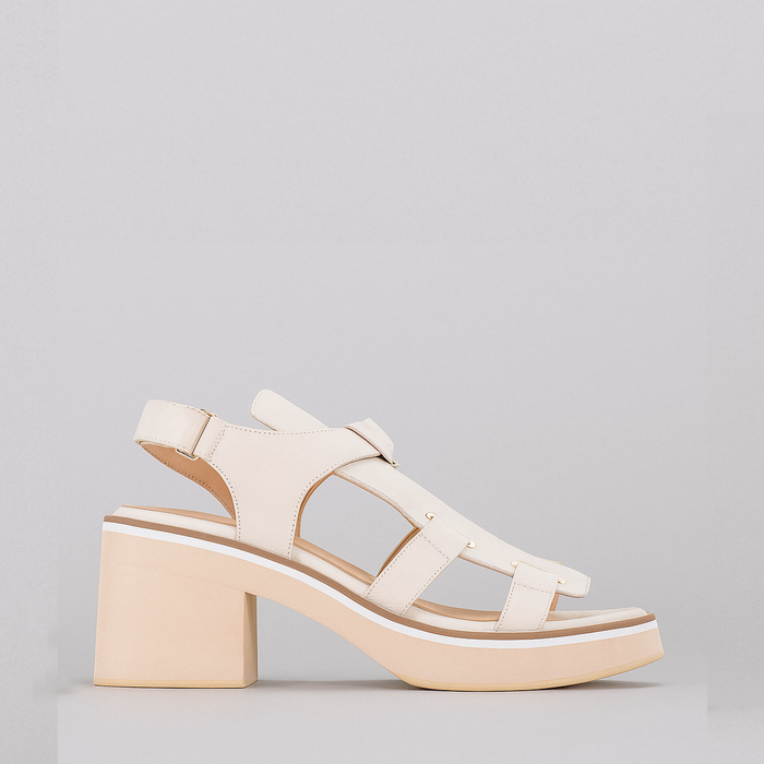 DJANGO & JULIETTE JENNIS NUDE - Women Sandals - Collective Shoes 