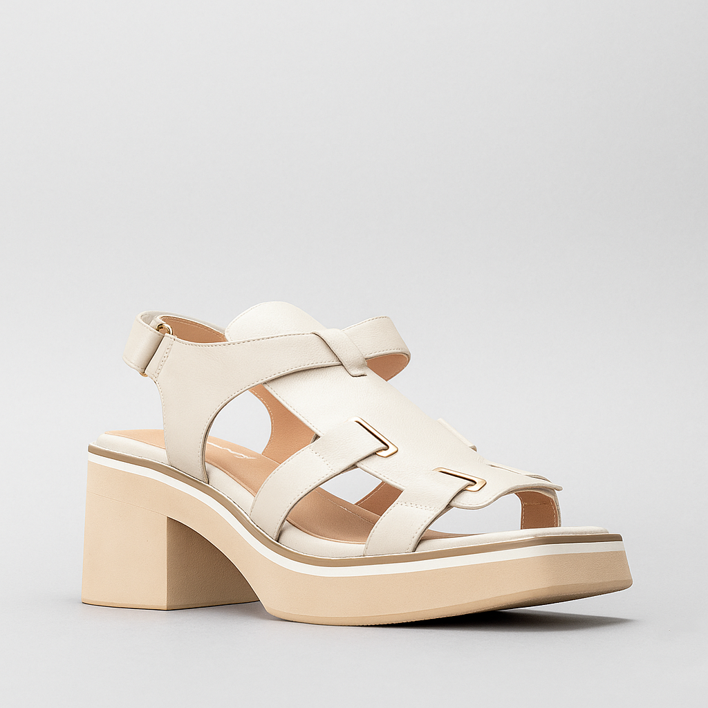 DJANGO & JULIETTE JENNIS NUDE - Women Sandals - Collective Shoes 