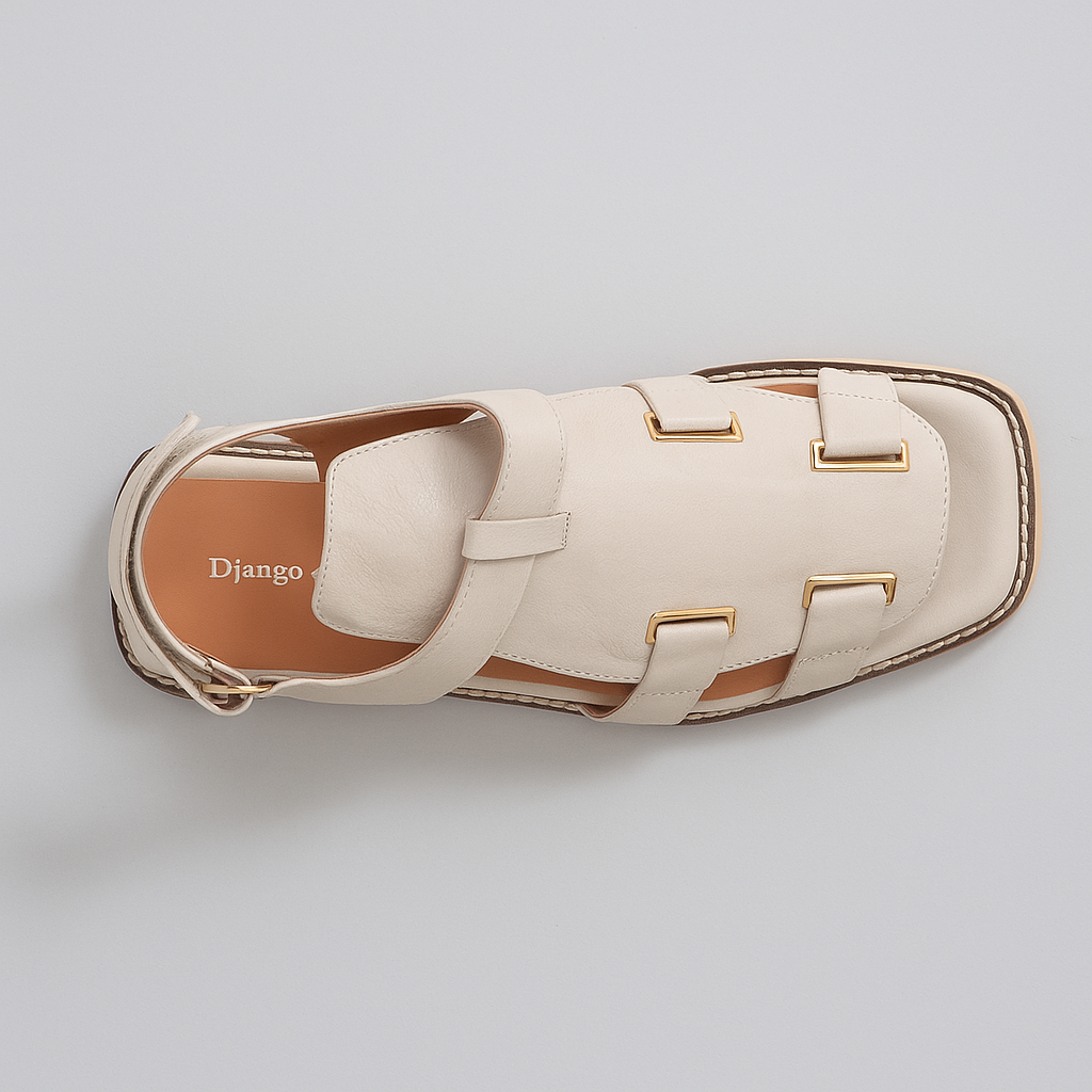 DJANGO & JULIETTE JENNIS NUDE - Women Sandals - Collective Shoes 