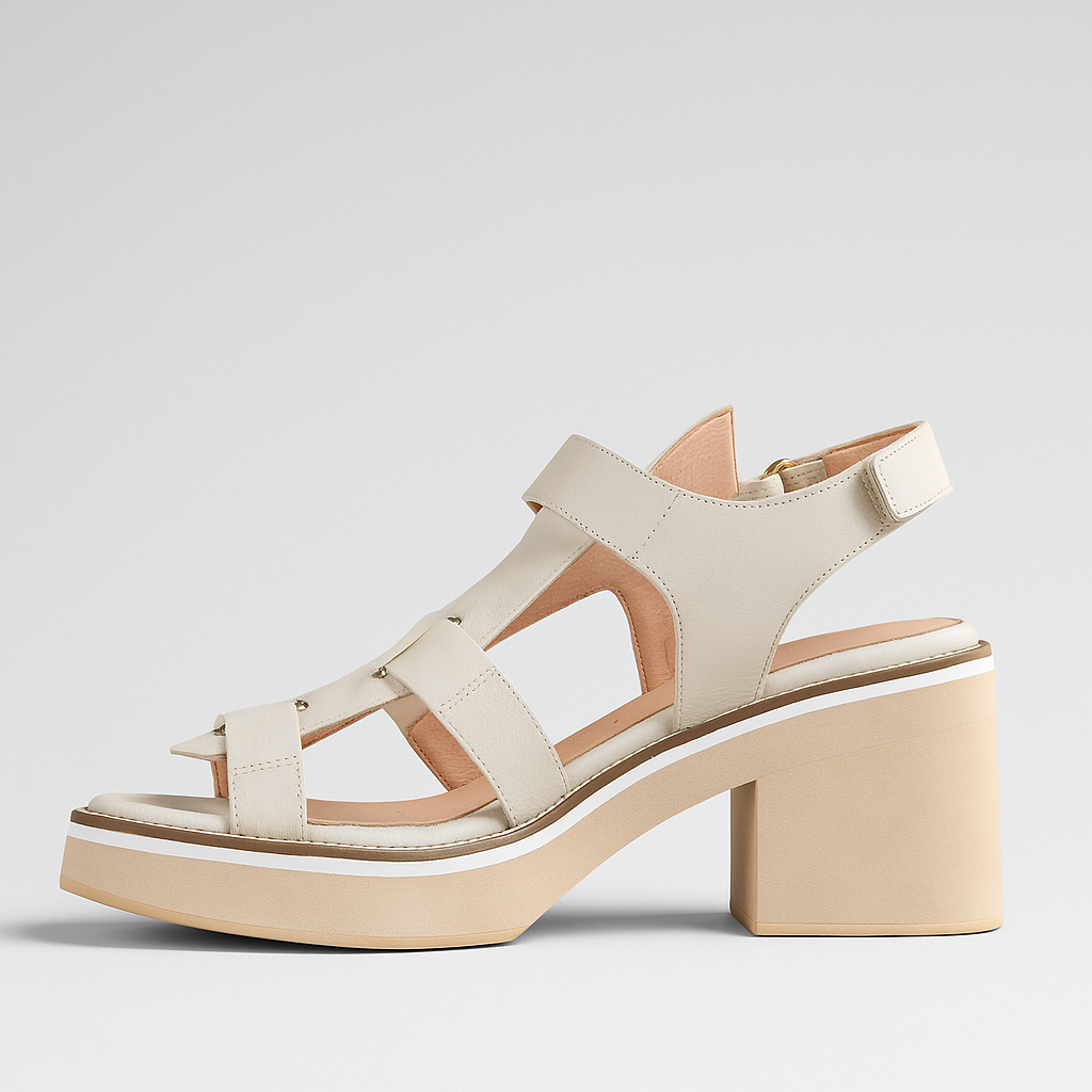 DJANGO & JULIETTE JENNIS NUDE - Women Sandals - Collective Shoes 