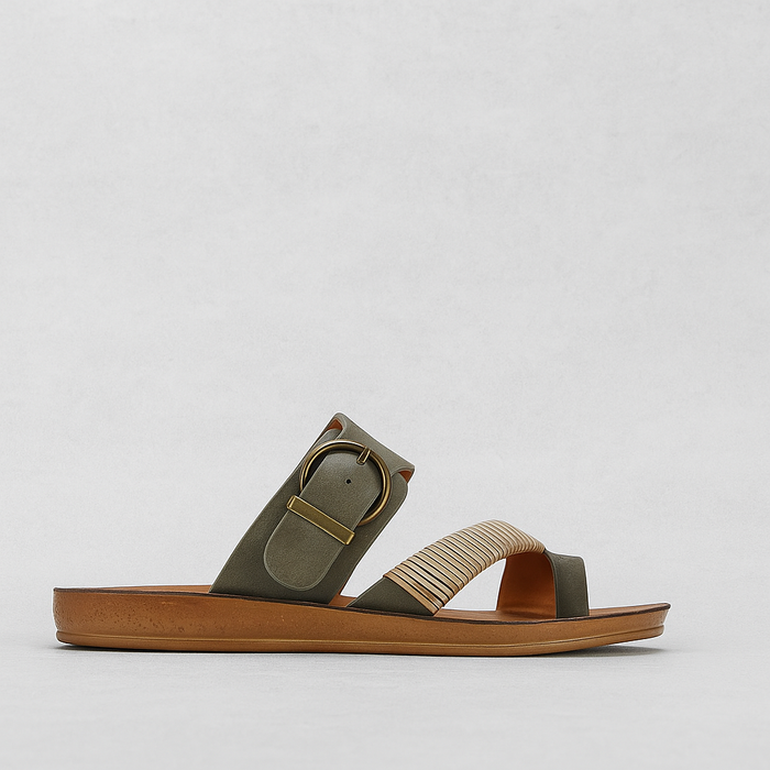 LOS CABOS BRIA KHAKI - Women Flats - Collective Shoes 