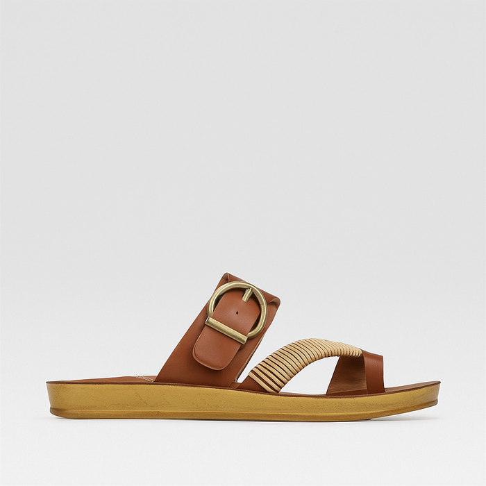 LOS CABOS BRIA COGNAC - Women Flats - Collective Shoes 