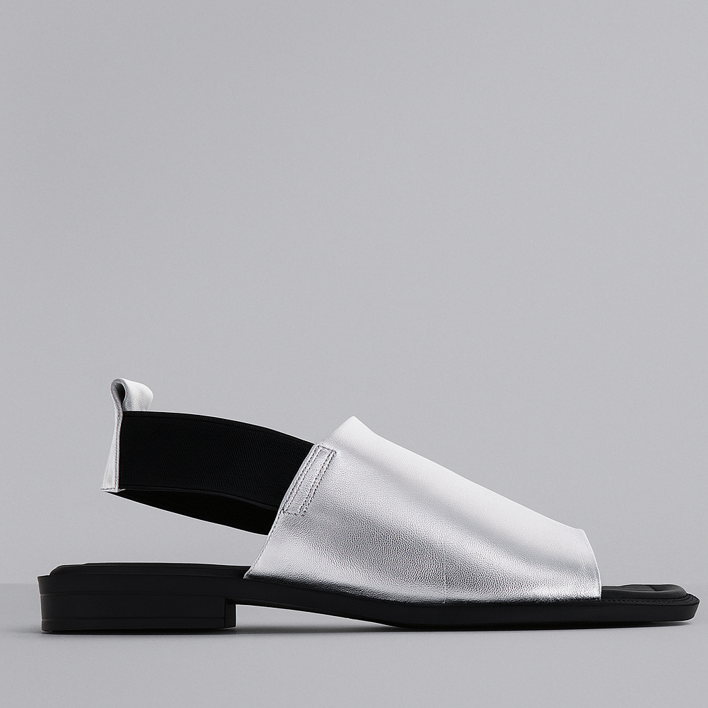 BRESLEY SNOB SILVER - Women Sandals - Collective Shoes 