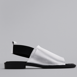 BRESLEY SNOB SILVER - Women Sandals - Collective Shoes 