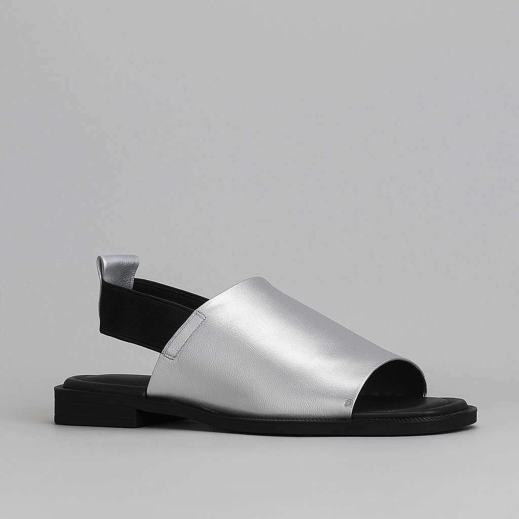 BRESLEY SNOB SILVER - Women Sandals - Collective Shoes 
