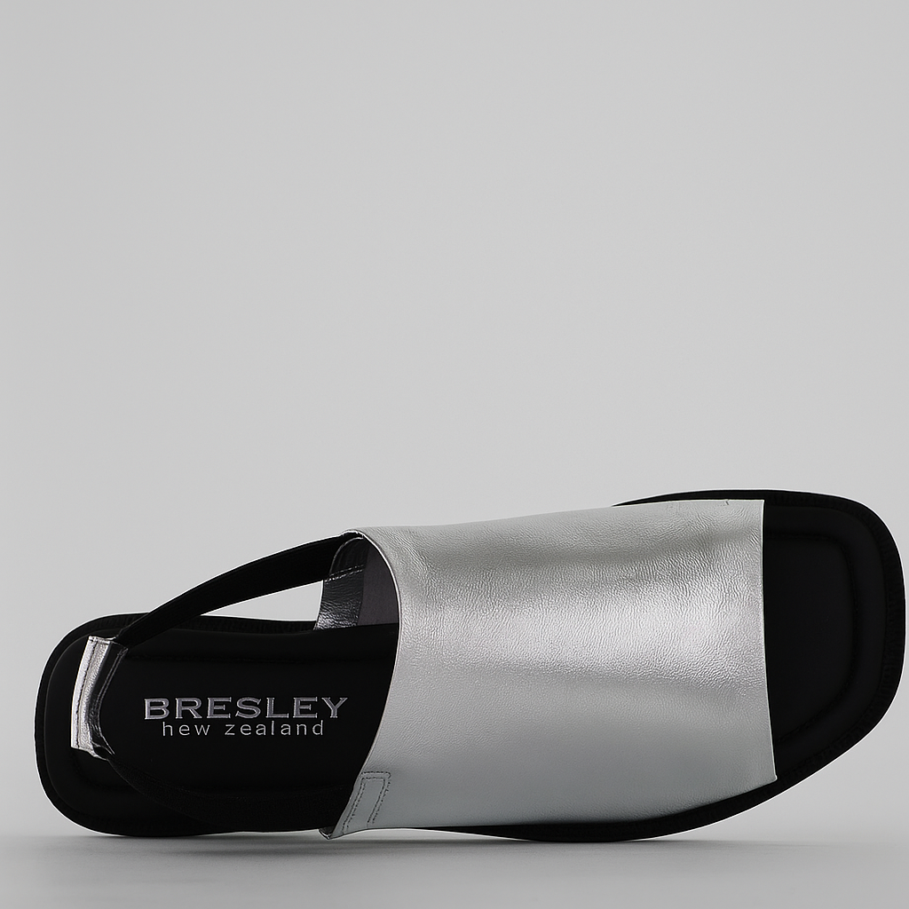 BRESLEY SNOB SILVER - Women Sandals - Collective Shoes 
