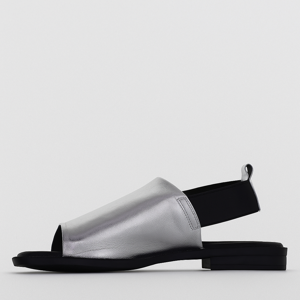 BRESLEY SNOB SILVER - Women Sandals - Collective Shoes 