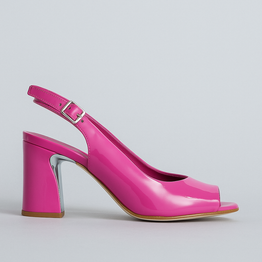DJANGO & JULIETTE KIANNA HOT PINK PAT - Women Sandals - Collective Shoes 