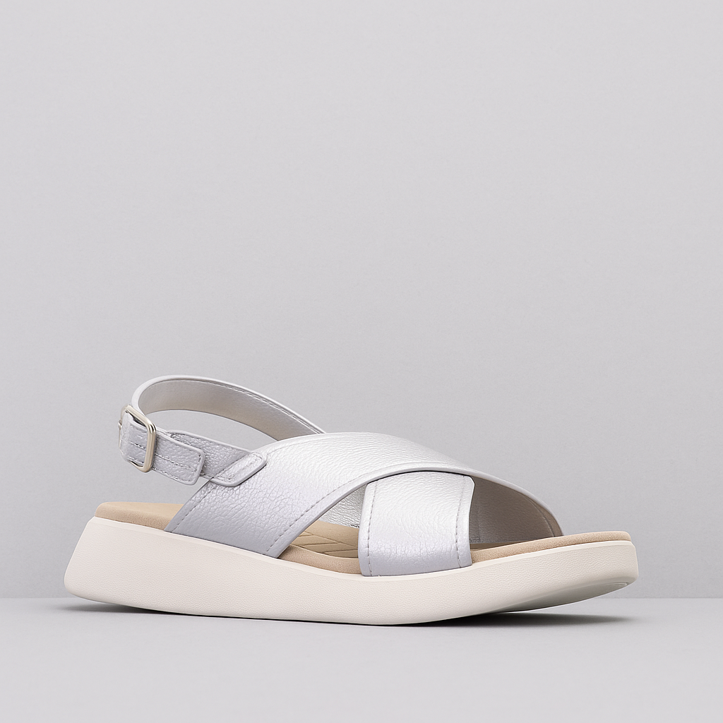 LOS CABOS BOGOTA SILVER - Women Sandals - Collective Shoes 