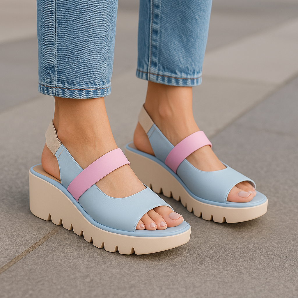 BRESLEY POLLEN DUCK / LILAC - Women Sandals - Collective Shoes 