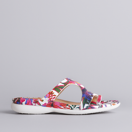 ZIERA BRIDGER WHITE / BRIGHT FLOWER - Women Slip-ons - Collective Shoes 