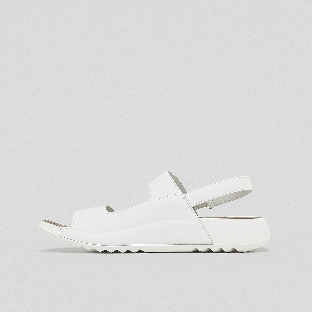 ZIERA YOCCO WHITE - Women Sandals - Collective Shoes 