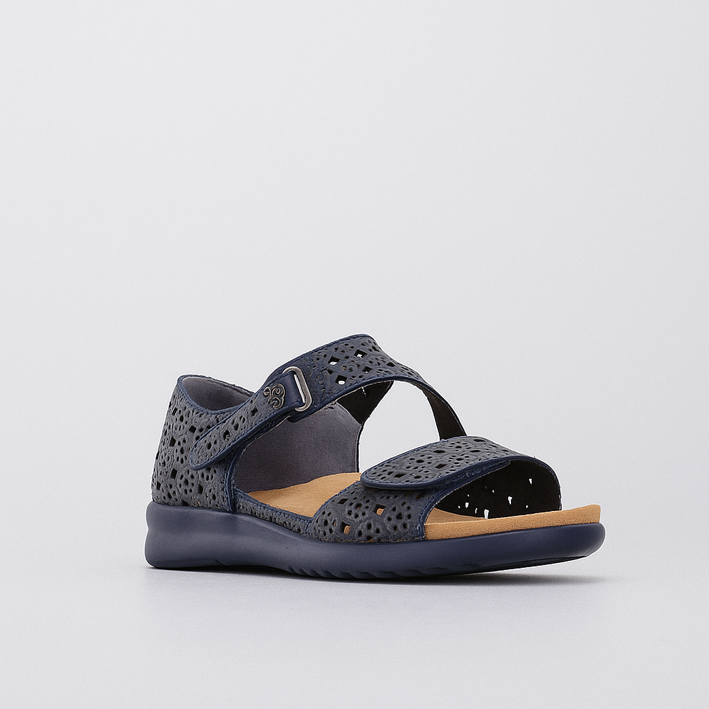 ZIERA BIZZA NAVY - Women Sandals - Collective Shoes 