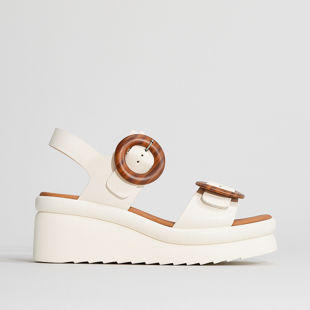 EOS MENORCAS BONE - Women Sandals - Collective Shoes 