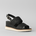 Load image into Gallery viewer, BRESLEY SAXON BLACK - Women Sandals - Collective Shoes 
