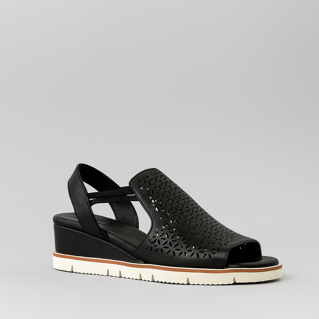 BRESLEY SLED BLACK - Women Sandals - Collective Shoes 