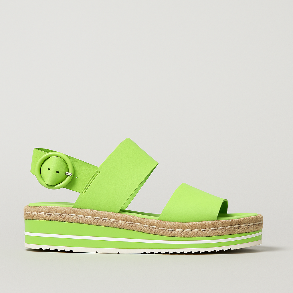DJANGO & JULIETTE ATHA LT LIME - Women Sandals - Collective Shoes 