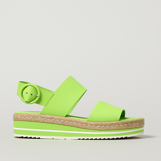 DJANGO & JULIETTE ATHA LT LIME - Women Sandals - Collective Shoes 