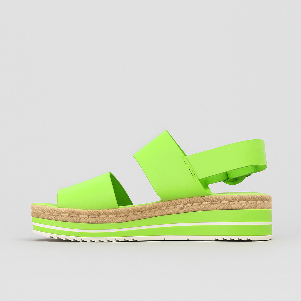 DJANGO & JULIETTE ATHA LT LIME - Women Sandals - Collective Shoes 
