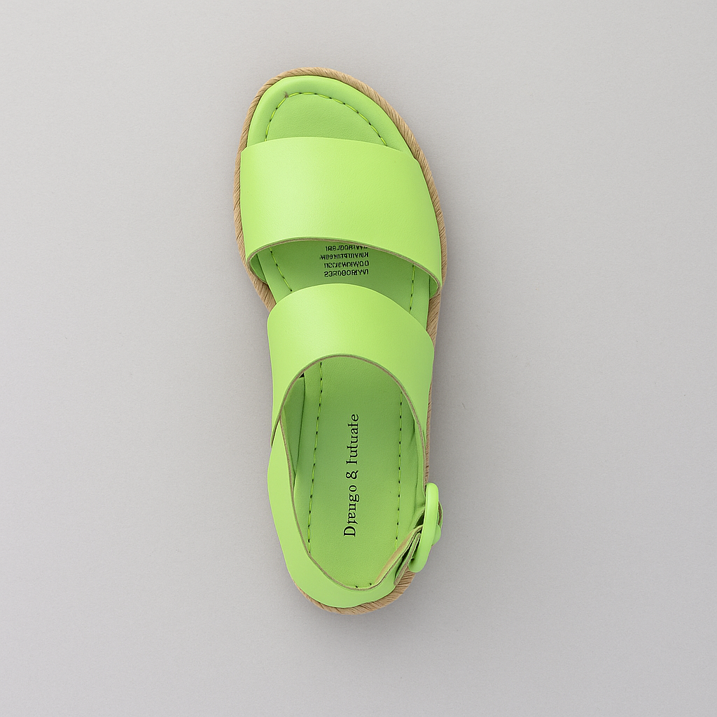 DJANGO & JULIETTE ATHA LT LIME - Women Sandals - Collective Shoes 