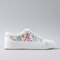 Load image into Gallery viewer, ZIERA DANNI WHITE FLORAL EMBOSSED - Women sneakers - Collective Shoes 
