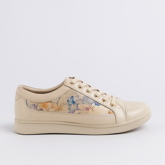 ZIERA DANNI ALMOND GOLD VINTAGE - Women sneakers - Collective Shoes 