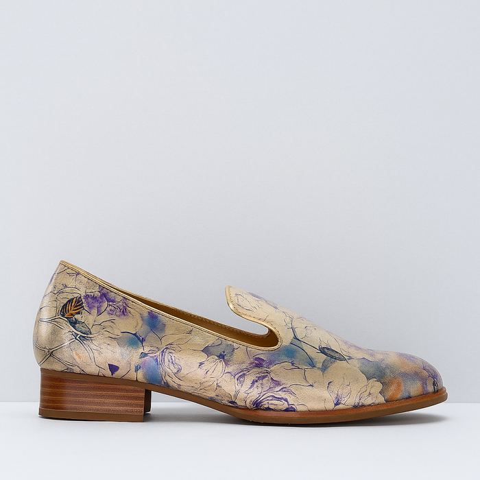 BRESLEY ANON GOLD ROSE - Women Loafers - Collective Shoes 