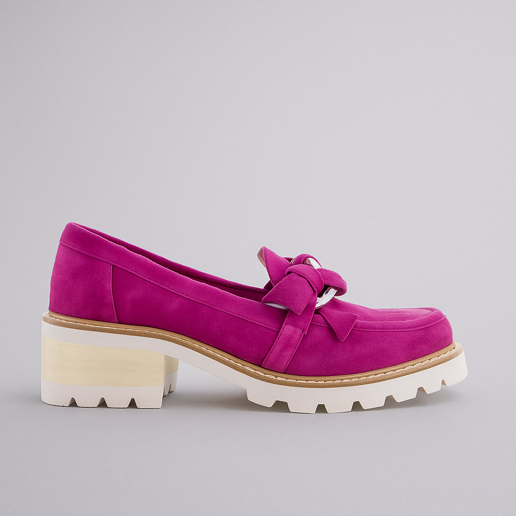 Bresley Dobbie Hot Pink - Women Loafers - Collective Shoes 