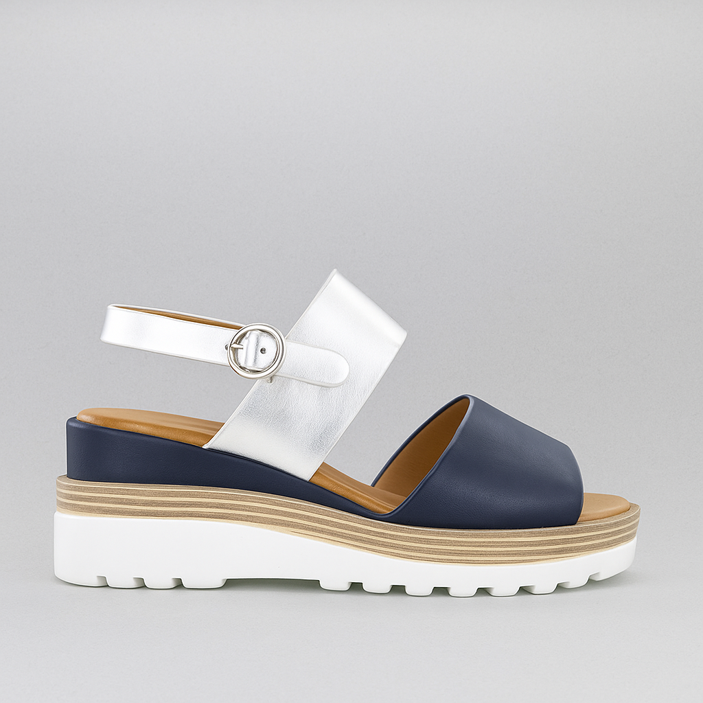 LE SANSA TESS NAVY SILVER
