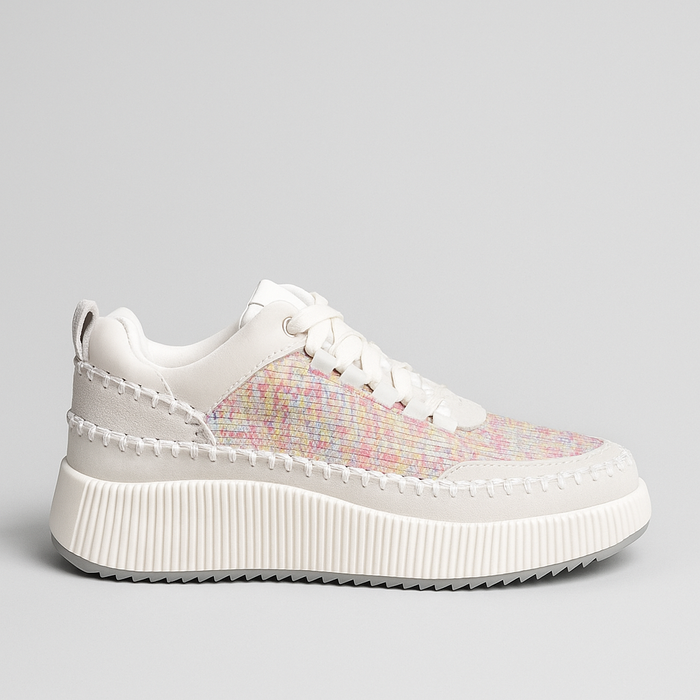LE SANSA DONN BEIGE MULTI - Women sneakers - Collective Shoes 
