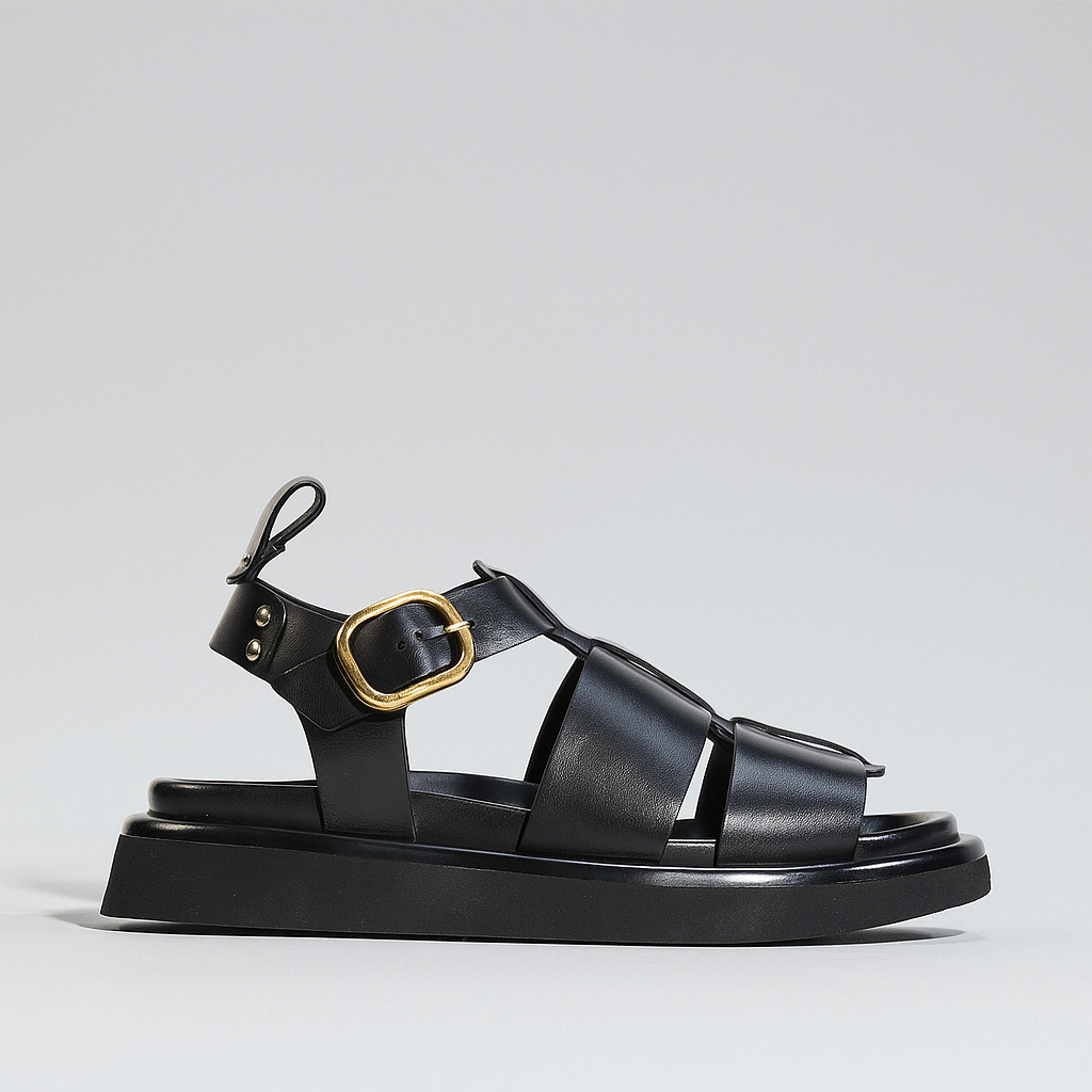 EOS SLAYER BLACK - Women Sandals - Collective Shoes 